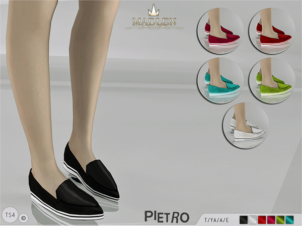 Sims 4 Madlen Pietro Shoes by MJ95 at TSR