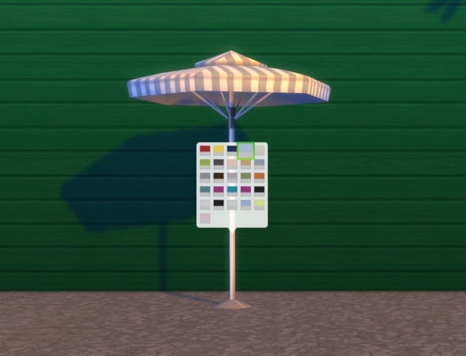 Sims 4 Backyard Umbrella by plasticbox at Mod The Sims
