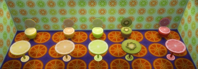 Sims 4 Citrus Dining Series by darkdatatrc at Mod The Sims