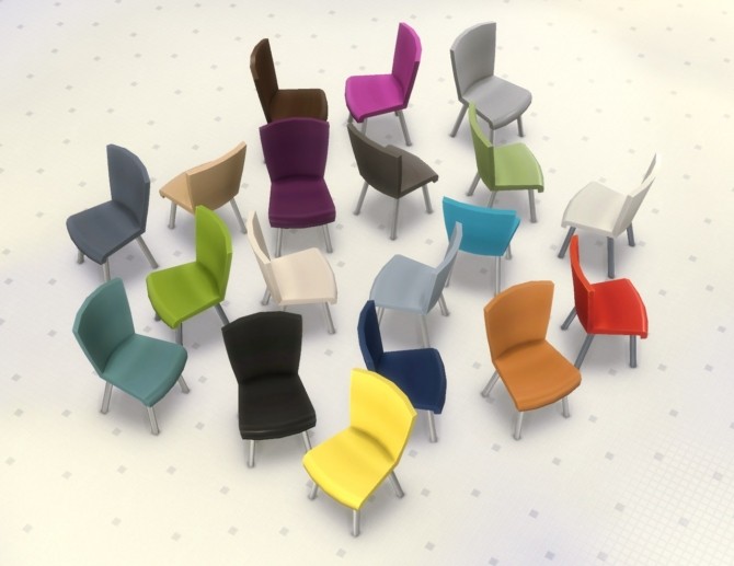 Sims 4 Commissioner Chair Mesh Override by plasticbox at Mod The Sims