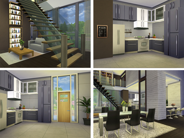 Sims 4 Tekla house by Rirann at TSR