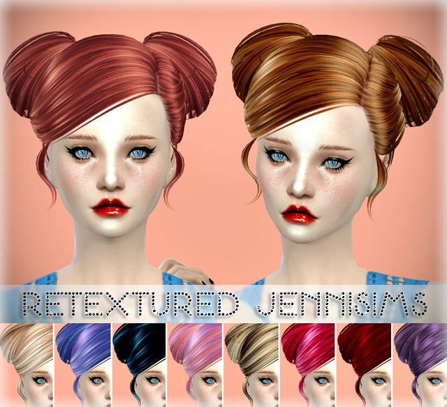 Sims 4 Butterflysims 078 and 091 hair retextures at Jenni Sims