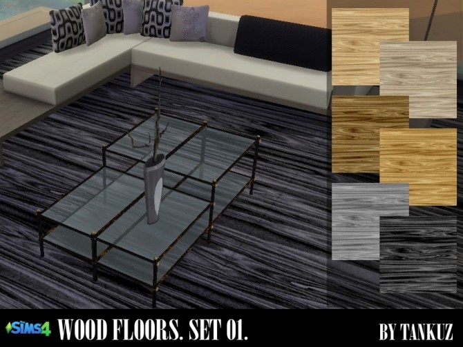 Sims 4 Wood Floors Set 01 at Tankuz Sims4