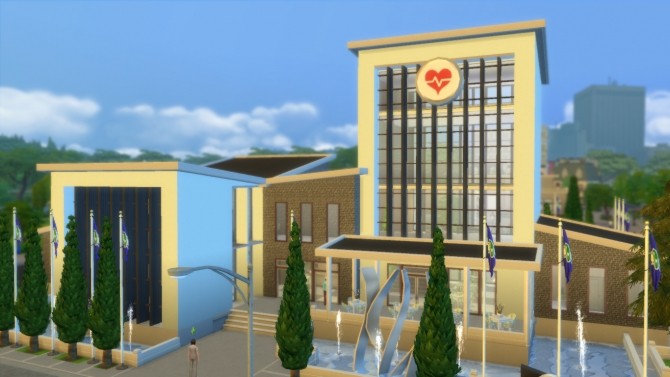 Sims 4 Sacred Heart National Hospital by RayanStar at Mod The Sims