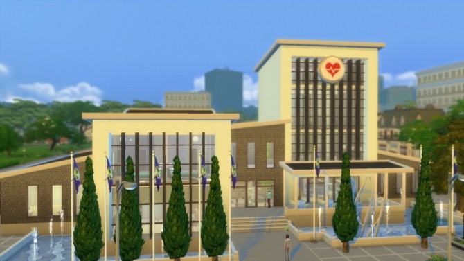 Sims 4 Sacred Heart National Hospital by RayanStar at Mod The Sims