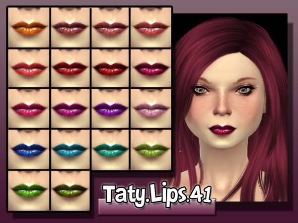 Sims 4 Lips 41 by tatygagg at TSR