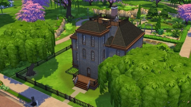 Sims 4 Goth manor by mixa97sr at Mod The Sims
