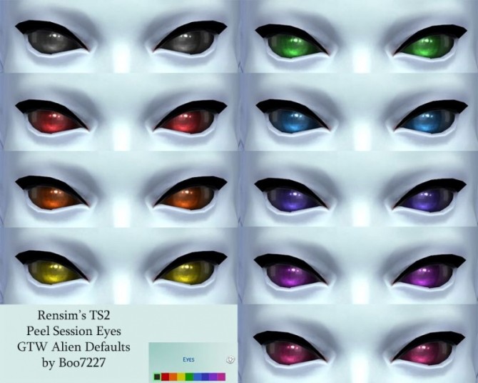Sims 4 Default GTW Alien Eyes by pentabet at Mod The Sims