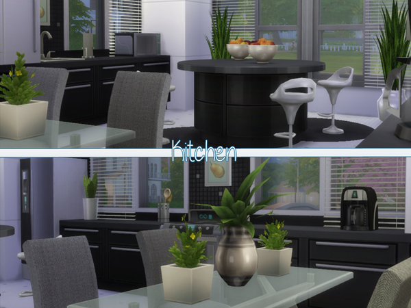 Sims 4 Silhouette home by lenabubbles82 at TSR