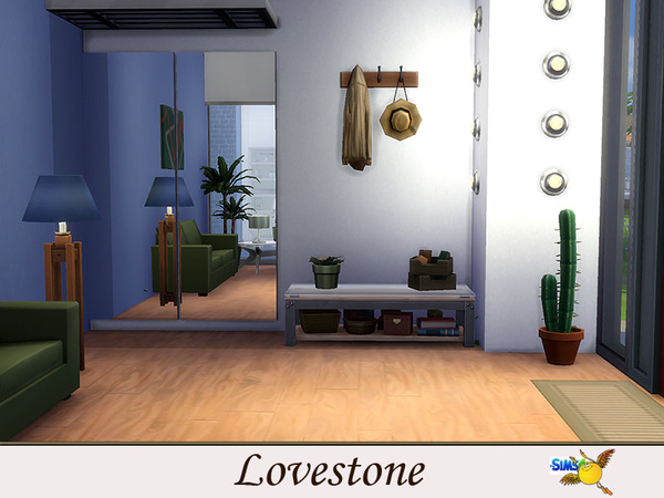 Sims 4 LoveStone house by Evi at TSR