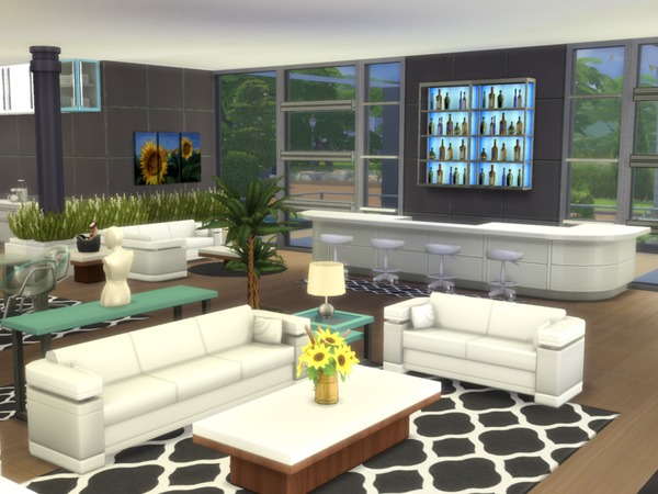 Sims 4 Eco Design 2 house by millasrl at TSR
