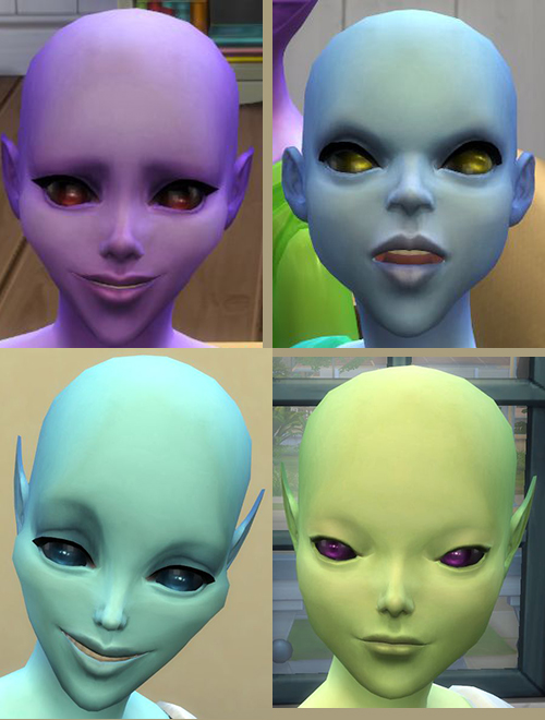 alien default skin cc sims 4