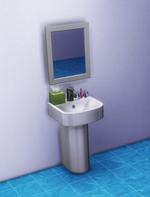 Sims 4 Bathroom Sink Clutter Decorative Slots by IgnorantBliss at Mod The Sims