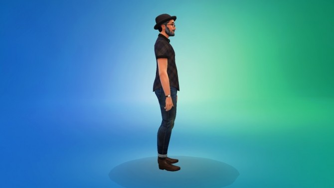 Sims 4 Rolled Up Button Ups at Marvin Sims