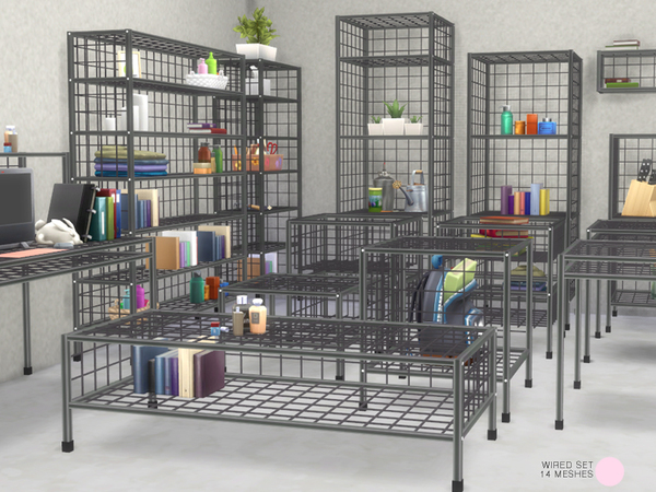 Sims 4 Wired Set by DOT at TSR