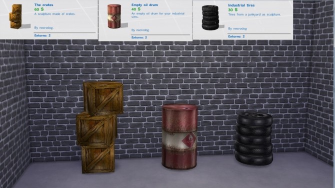 Sims 4 Necros industrial set by necrodog at Mod The Sims