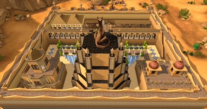 Sims 4 Game of Thrones Qarth City castle by sim4fun at Mod The Sims