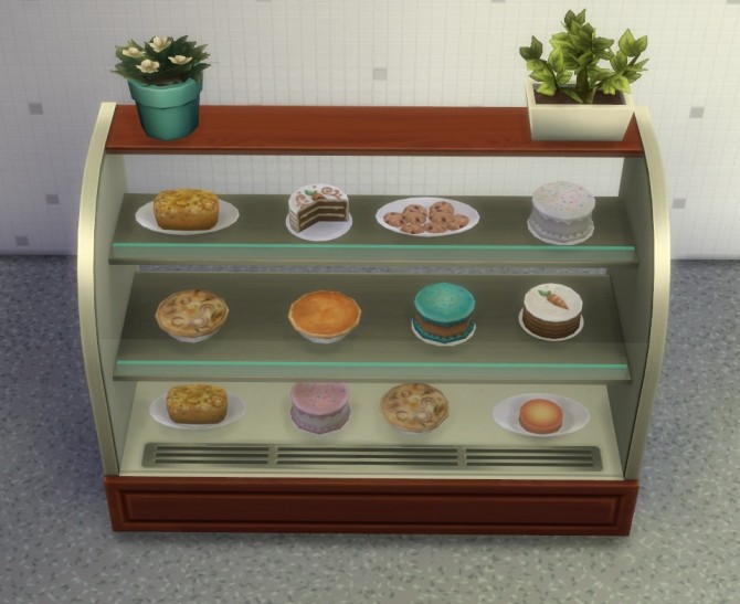 Sims 4 Clutter Free Food Displays by IgnorantBliss at Mod The Sims