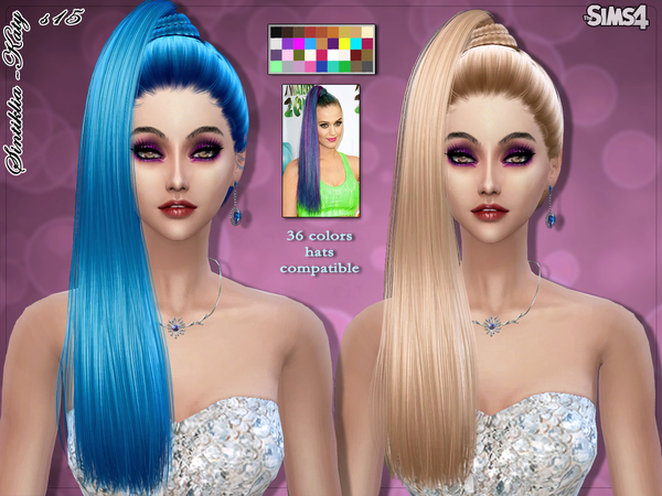 Sims 4 Hair s15 Katy by Sintiklia at TSR
