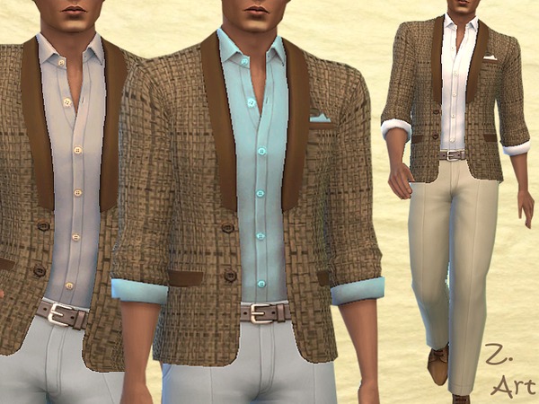 Sims 4 Casual Jacket by Zuckerschnute20 at TSR