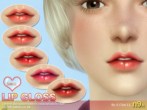 Sims 4 Lipstick F09 by S Club LL at TSR