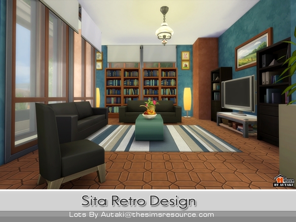 Sims 4 Sita Retro Design by autaki at TSR