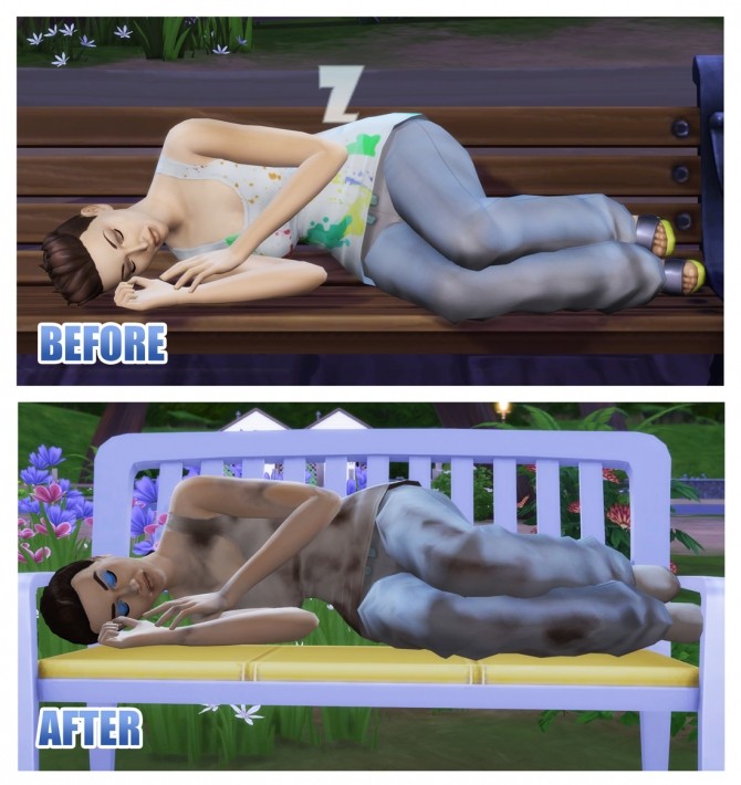 Sims 4 Default Park Sleeper Tank Tops by Menaceman44 at Mod The Sims