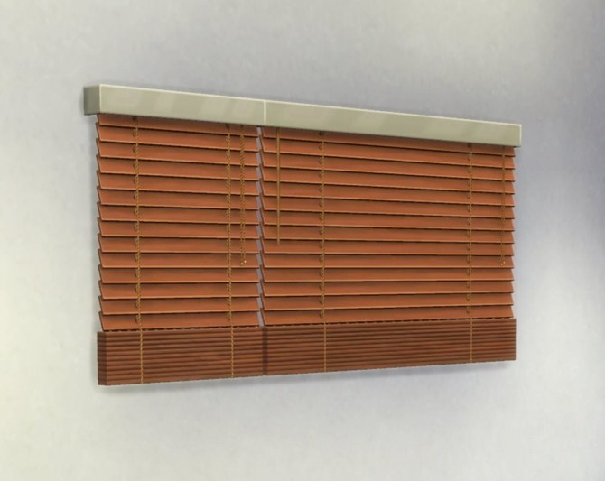 Sims 4 Less Gigantic Cabin Blinds + One Tile Version by plasticbox at Mod The Sims