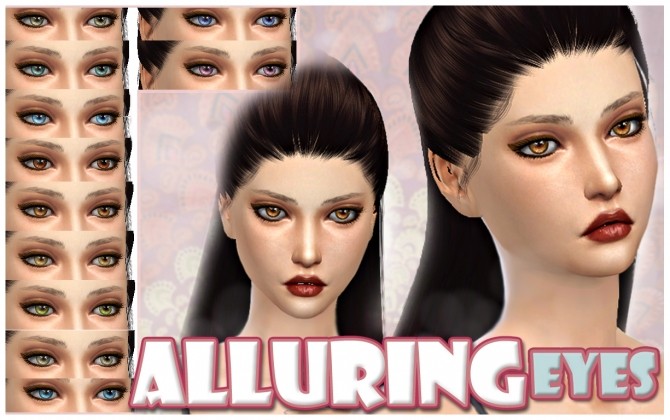 Sims 4 Alluring 11 Non Default Eyes by kellyhb5 at Mod The Sims