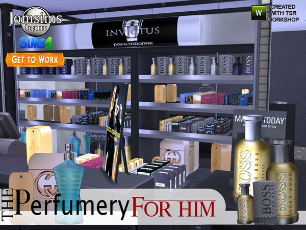 Sims 4 GTW Perfumery for males by jomsims at TSR