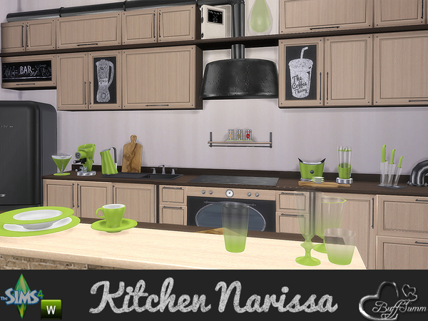 Sims 4 Kitchen Narissa by BuffSumm at TSR