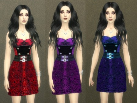 Short Vampire Dress at Tatyana Name