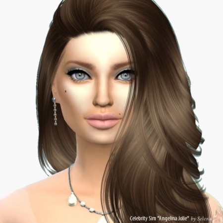 Angelina Jolie by Selena at Sims 4 Celebrities