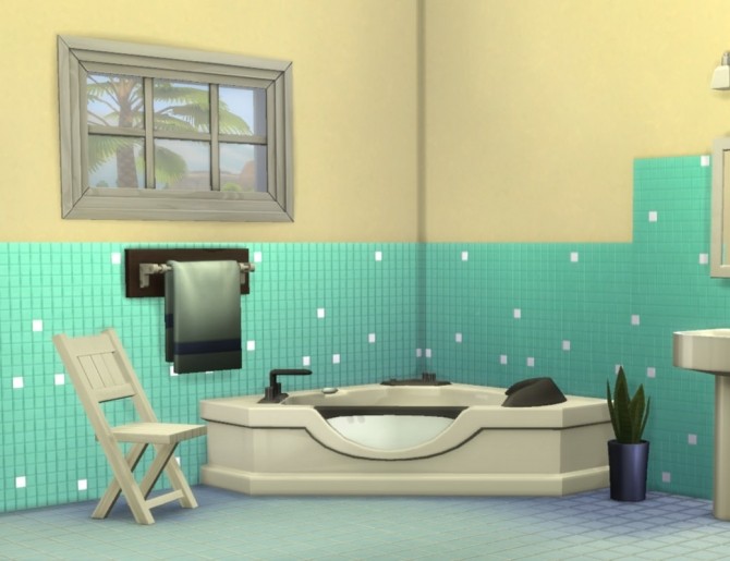 Sims 4 Modular Tile Panels Sparkling/Gristle by plasticbox at Mod The Sims