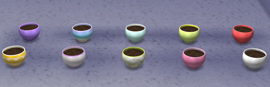 Sims 4 Crocuses flowers and pot at Helen Sims
