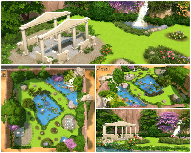 Sims 4 Peaceful Laguna Park at Sims Fans