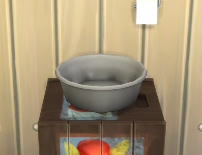 Sims 4 Washing Bowl by plasticbox at TSR