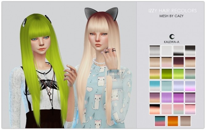 Sims 4 Cazys Izzy Recolors at Kalewa a