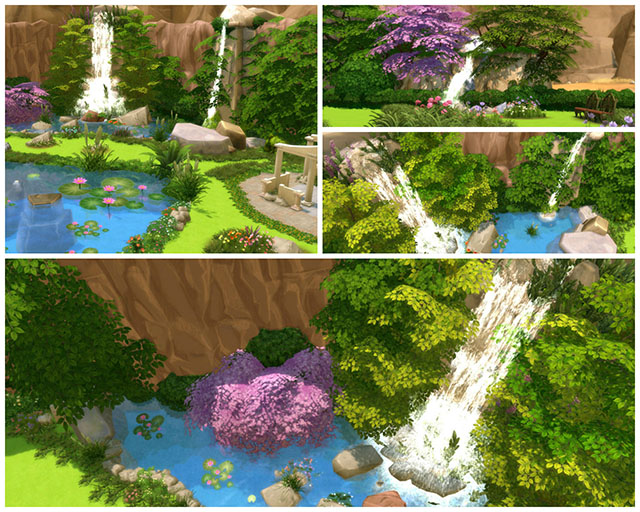 Sims 4 Peaceful Laguna Park at Sims Fans