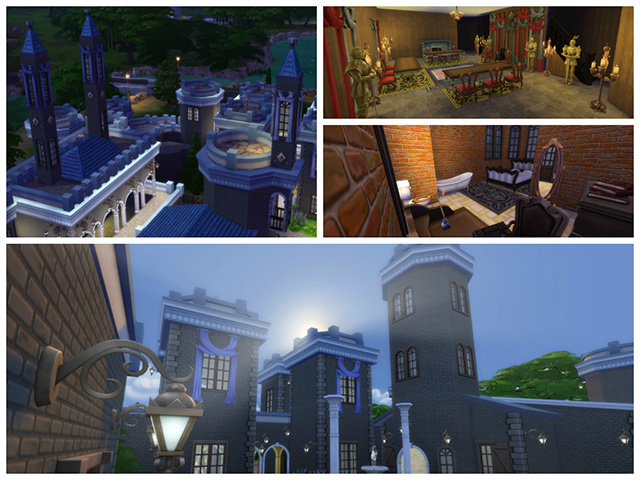 Sims 4 Game of Thrones Winterfell Castle by Sim4fun at Sims Fans