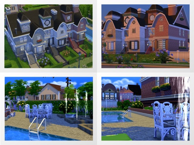 Sims 4 Siedlung II house by Oldbox at All 4 Sims