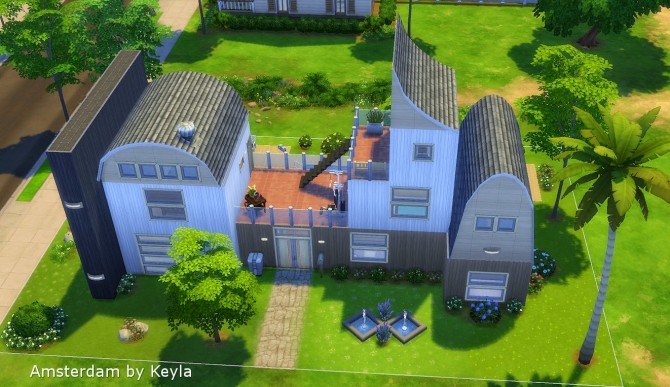 Sims 4 Amsterdam house by Keyla at Keyla Sims