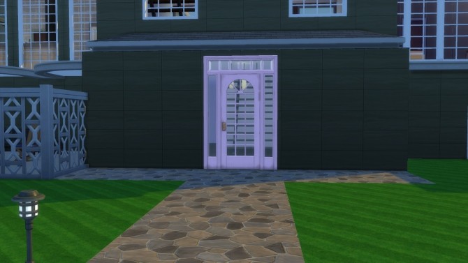 Sims 4 Colonial Door by AdonisPluto at Mod The Sims