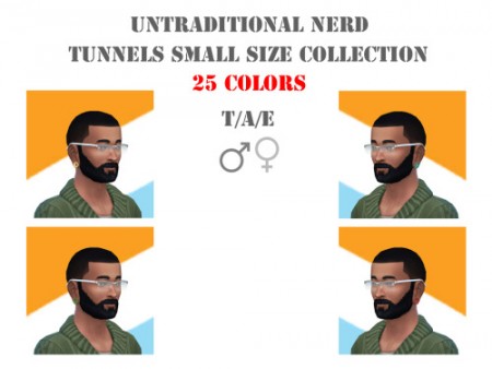 Piercings: Tunnels S size Collection at Untraditional NERD