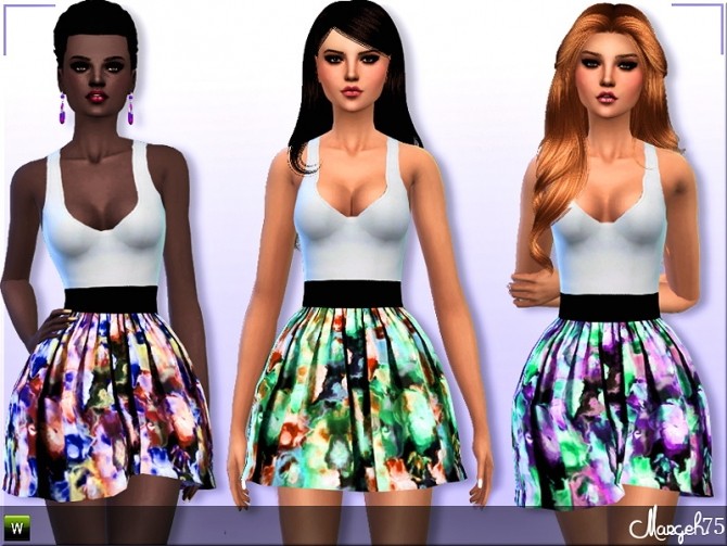 Sims 4 Sweetness Dress by Margie at Sims Addictions