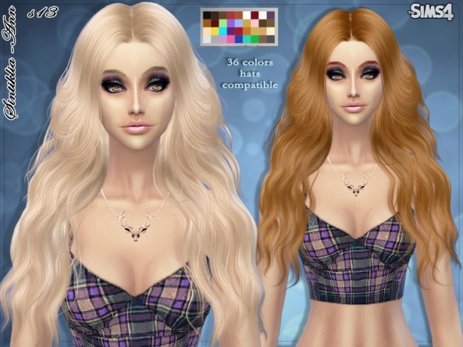 Sims 4 Hair s13 Ann by Sintiklia at TSR