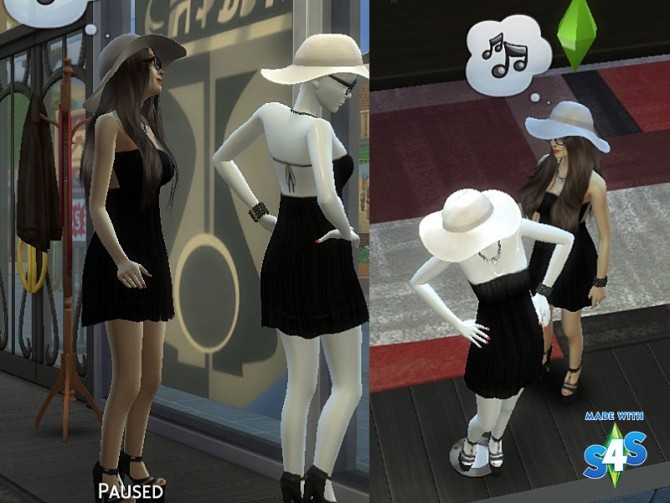 Sims 4 Rayon Batik Summer Dress by mayasims at Mod The Sims