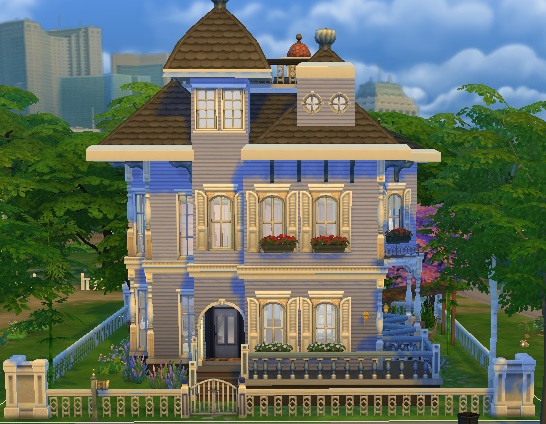 Sims 4 Victorian house by Bunny m at Mod The Sims