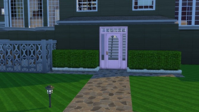 Sims 4 Colonial Door by AdonisPluto at Mod The Sims