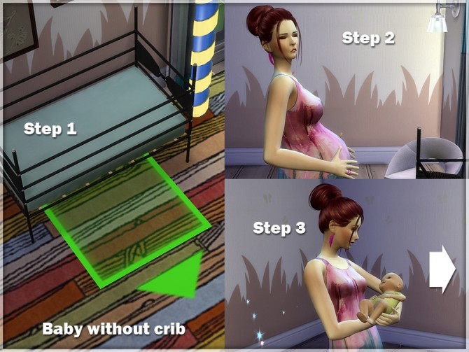 Sims 4 Baby and Crib at Sims Studio